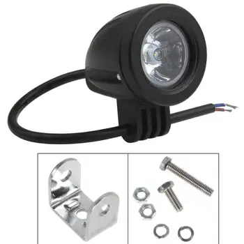 2GAB 10W LED Spot Gaismas Staru Lampas Auto, Velosipēds Darbu Vadītāja Miglas lukturi Mehānisko Piederumi 6500K Darba Vietas, Gaismas Josla