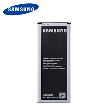 SAMSUNG Oriģinālā EB-BN910BBE EB-BN910BBK EB-BN910BBC EB-BN910BBU 3220mAh akumulatoru Samsung Galaxy Note 4 N910 N910A/V/P NĒ, NFC