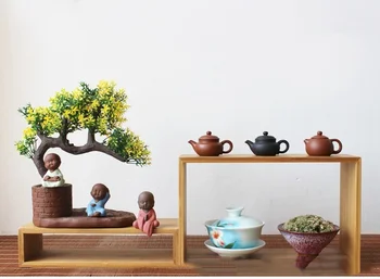Mini Tējas Mājdzīvnieki Teaware Kung Fu Tējas Komplekts Violetā Māla Tējas Katlā, Roku Darbs Creative Pirkstu Pot Tējas Spēlē