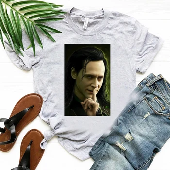 Vintage Loki Laufeyson T-krekls Atdzist Loki Supervaronis Tees Dievs Ļaunums Krekls, Tom Hiddleston Grafiskais Tee Hipster Topi