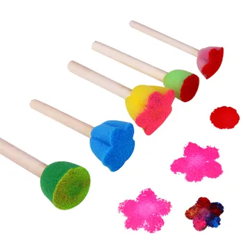 5gab Krāsains Modelis DIY (do it yourself, Rotaļlietas, Grafiti Darbarīki, Krāsošanas Otas Izglītības Rotaļlietas, Zīmogs Krāsošanas Instrumenti, Smieklīgi Zīmēšanas Rotaļlietas Smieklīgi