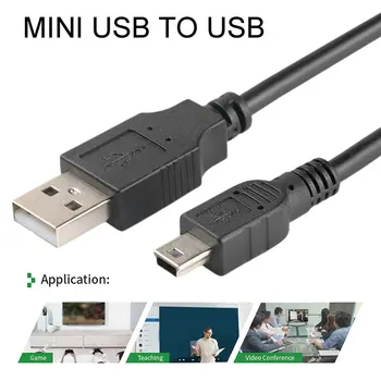 Mini-USB Vads Mini USB Uz USB Datu Līnija Strauji USB Līniju Lādētāja Vadu Datu Pārsūtīšanas Cieto Disku Korpusi Tālruņa Uzlāde