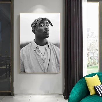 Travis Scott Mūzika Zvaigžņu Rap Hip Hop Reperis Modes Modelis, Mākslas Glezniecības Vintage Audekls Plakāti un Izdrukas Cuadros Sienas, Mājas Dekoru