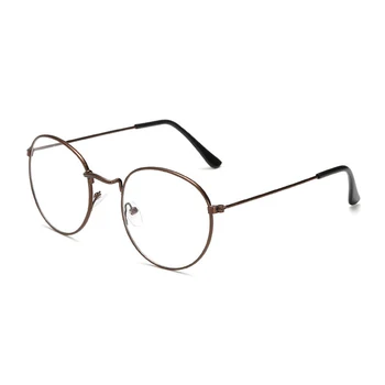 Ovāls Metāla Lasīšanas Brilles Sievietēm un Vīriešiem, Skaidrs, Objektīvs Presbyopic Optiskās Brilles Ar Briļļu Dioptrijas 0to+4.0