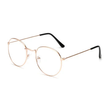 Ovāls Metāla Lasīšanas Brilles Sievietēm un Vīriešiem, Skaidrs, Objektīvs Presbyopic Optiskās Brilles Ar Briļļu Dioptrijas 0to+4.0