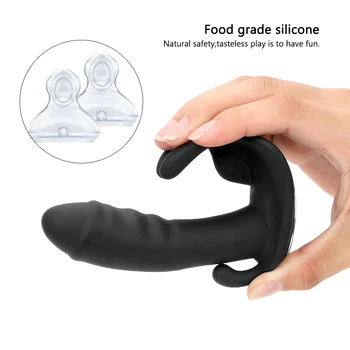 Tauriņš Strapon Biksītes Vibratori Sievietēm Anālais Dildo Plug Klitora Stimulators Sieviešu Seksa Rotaļlietas, Pieaugušo Bezvadu Erotiska Masāža
