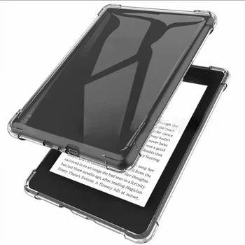 Silicon Lietā Par Amazon Kindle Paperwhite 4 2018 6.0 collu Skaidri Pārredzama Mīksto TPU Atpakaļ Tablete Segtu Capa