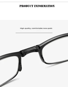Dizains Lasīšanas Brilles Vīrieši Sievietes Locīšanas Brilles Briļļu Rāmis TR Brilles +1.0 +1.5 +2.0 +2.5 +3.0 +3.5 +4.0