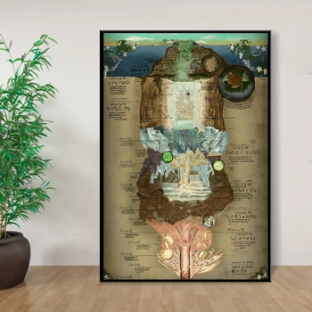 Veikti Bezdibenis Kartes Anime Filmas Plakāts 5D Dimanta Krāsošana DIY Pilnu Kvadrātveida Kārtas Urbt Izšuvumi Mozaīkas Cross Stitch Handwork Māksla