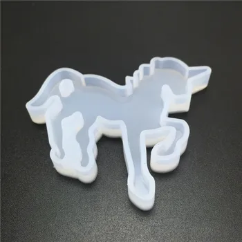 DIY Unicorn formas silikona mīkstās konfektes pelējuma kūka apdare, instrumenti, roku darbs sveķu pelējuma apdare, instrumenti,