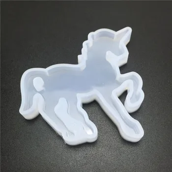 DIY Unicorn formas silikona mīkstās konfektes pelējuma kūka apdare, instrumenti, roku darbs sveķu pelējuma apdare, instrumenti,