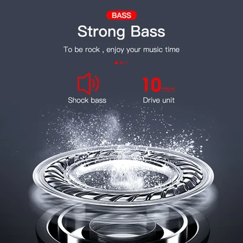 Mini Bluetooth 5.0 Austiņas Stereo super Bass Bluetooth Austiņas Brīvroku Cilpiņu Bezvadu Klausule Ar Mic, Lai visiem viedtālruņu