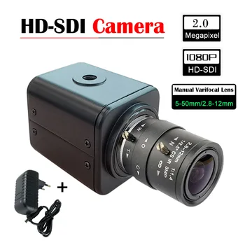 Rūpniecības HD-SDI 2.0 Megapikseļu 1080P 5-50mm 2.8-12mm Manuāli Tālummaiņa Varifocal Objektīvs CCTV Drošības Lodziņā SDI Kameras