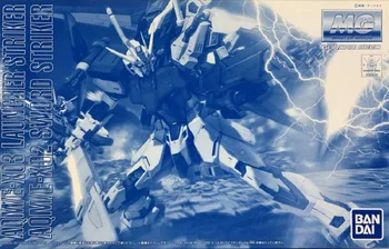 Sākotnējā BANDAI Gundam MG 1:100 AQM/E-X03 LAUNGHER STRIKER QAM/E-X02 ZOBENS, STREIKOTĀJS Gundam Montāža Modeļa Papildaprīkojuma Paketes