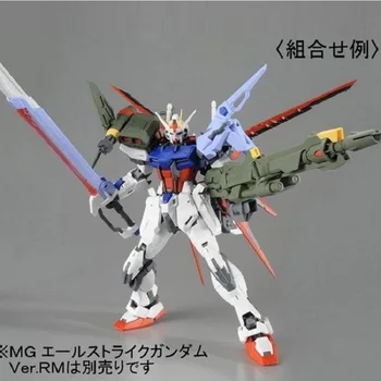Sākotnējā BANDAI Gundam MG 1:100 AQM/E-X03 LAUNGHER STRIKER QAM/E-X02 ZOBENS, STREIKOTĀJS Gundam Montāža Modeļa Papildaprīkojuma Paketes
