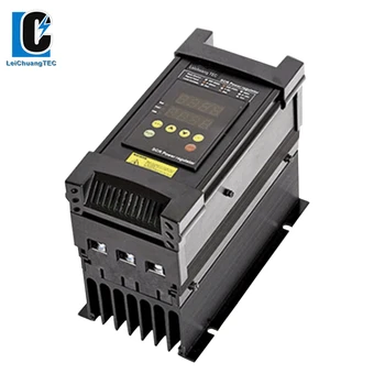 40A 3 fāzes 110-440VAC SCR jaudas regulators sprieguma regulators ar RS-485 0-10V, 4-20mA, 0-5V vadības signāls