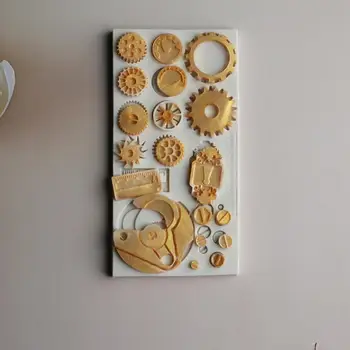 Rūpniecības Mašīnu Rīku Silikona Veidnē Pomādes Kūkas Dekorēšanai Pelējuma Sugarcraft Šokolādes Cepšanas Rīku Gumpaste Mākslas Forma