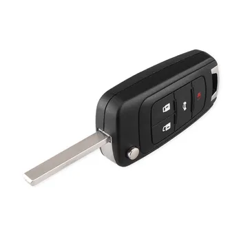 KEYYOU Flip Tālvadības Auto Atslēgu Apvalks Gadījumā Par Chevrolet Cruze 2012 Malibu Aveo. Gadam Locīšanas Taustiņš Vāciņa 2/3/4/5 Pogas HU100 Asmens