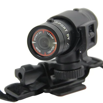 Mini Velosipēda Kamera, 1080P Video ierakstīšana Sporta Kameras Ūdensizturīgs Portatīvās Kameras Āra Ķivere Videokamera Alumīnija Sakausējuma