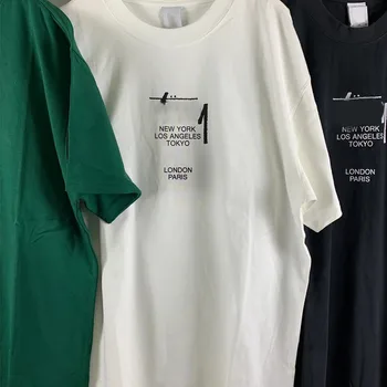 Wuyuemay zaļo krāsu, burtu drukas UNISEX īsās piedurknes sieviešu vīriešu sporta T-krekls, t-veida Vasaras jaunā Modes classic zīmola luksusa brīvs