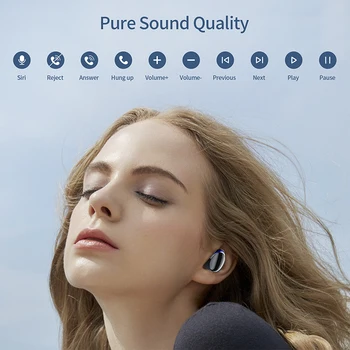 Austiņas Bluetooth Austiņas TWS Handfree Bezvadu Austiņas Ar Mikrofonu Spēļu Piederumi Tālruņa Mūzikas Jauno Sporta Earbuds