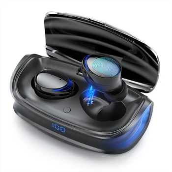 Austiņas Bluetooth Austiņas TWS Handfree Bezvadu Austiņas Ar Mikrofonu Spēļu Piederumi Tālruņa Mūzikas Jauno Sporta Earbuds