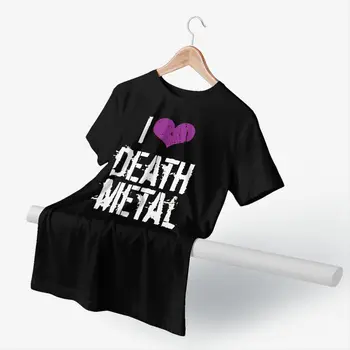 Cannibal Līķis T Krekls, es Mīlu Death Metal Tumšs T-Krekls Awesome Iespiesti Tee Krekls, 100 Kokvilna Cilvēks 5xl Tshirt