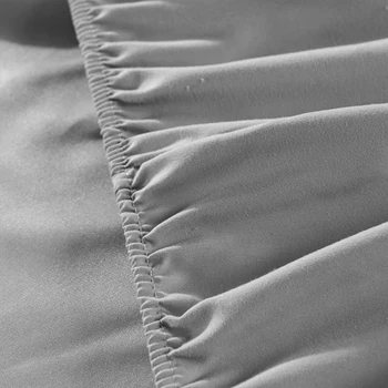 Aprīkots Lapa Matrača Segtu tīrtoņa Krāsu Slīpēšana Gultas Veļa Palagi Ar gumiju Double Queen Izmērs 180X200CM Palags