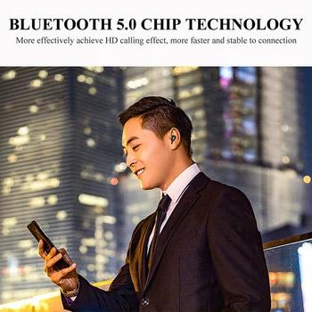Mini Bluetooth Bezvadu 5.0 Austiņu Ausī, Sporta, ar Mic Handsfree Austiņas un Earbuds Samsung Huawei Visi Telefonu Austiņas