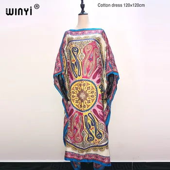 Kokvilnas drēbes femme hiver платье Elegants 2021 мусульманские комплекты Līmēšana Svītru Drukāt Sieviešu kleitas Vestdios abaya