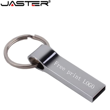 JASTER USB 2.0(1GB bezmaksas custom logo)Ūdensizturīgs Flash Drive Metāla Svilpe Pildspalvu 4GB 16GB 32GB 64GB disku
