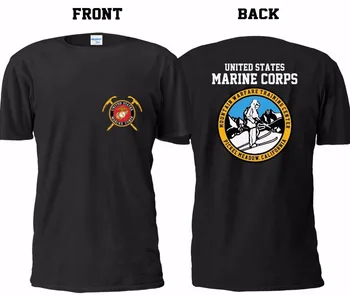 Karstā Pārdošanas Īsām Piedurknēm Kokvilnas, Ar Īsām Piedurknēm O-Veida Kakla Jaunas Marine Corps Kalnu Kara Treneris Centrs Tee Krekls