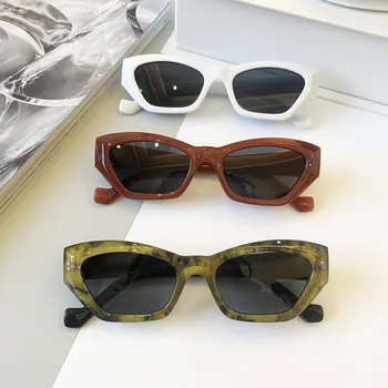 Seksīga Kaķu Acu Saulesbrilles Sieviešu Modes Mazo Saules Brilles Vīriešiem Retro Zīmola Dizainere Melnās Brilles Classic Saulessargi UV400