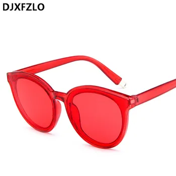 ZXWLYXGX Krāsa Luksusa Flat Top Cat eye saulesbrilles sievietēm, vīriešiem zīmola dizainere classic spogulis oculos gafas de sol feminino UV400