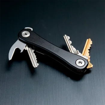 Mājas Uzglabāšana Metāla Atslēgu Klipu Kompakts Taustiņu, Dekoratīvais Turētājs Alumīnija Organizators Keychain, Āra Metāla Atslēgu Glabāšanas Ierīce Keychain
