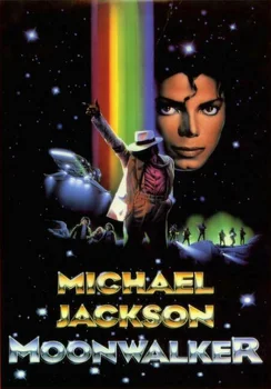 Maikls Džeksons Moonwalker Vintage Filmu Mākslas Filmu Drukāt Zīda Plakātu Mājas Sienas Dekori 24x36inch
