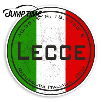 Lēkt Laiks Lecce Itālija Vinila Uzlīmes - Itālijas Karogu Uzlīmes LuggageWaterproof Auto Decal Bagāžnieka Auto Piederumi