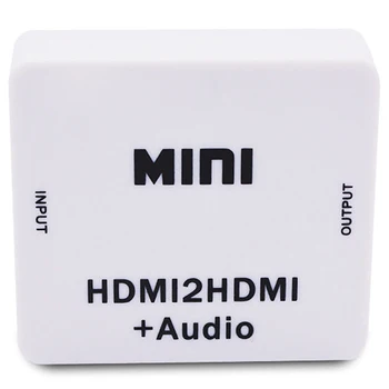 1080P HDMI-saderīgam Nosūcējs Sadalītāja Hdmi Digitālā Uz Analogo 3.5 Mm Izeja o Hdmi 2Hdmi