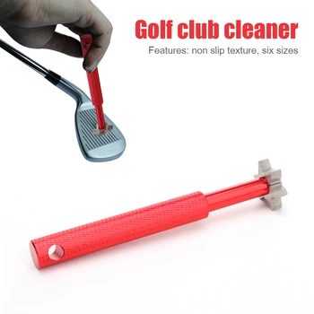 Nerūsējošā Tērauda Golfa Ķīlis Groove Asināmais Kluba Apkopēja Tīrīšanas Golfa Groove Mācību Līdzekļi Rīku, Kuteri