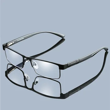 Augstas Kvalitātes VĪRIEŠU Titāna Lasīšanas Brilles Sakausējuma Brilles Nav Sfērisks 12 Slāņa Pārklājumu Lēcas, Lasīšanas Brilles, lai Vīrieši Sievietes