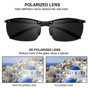 Ir 2021. oglekļa šķiedras saulesbrilles vīriešiem luksusa zīmolu dizaina brilles sieviete 4 krāsu pusē rāmis polarizētās vīriešu saulesbrilles gafas de sol