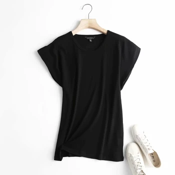 Jenny&Dave Harajuku T Anglijas Biroja Dāma Cietā Vienkāršu Linu Gadījuma Vasaras T Krekls Sievietēm Camisetas Verano Mujer Ir 2021. Topi