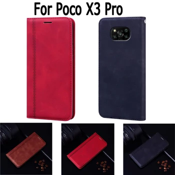 Phone Gadījumā Poco Pro X3 Vāka Pārsegs Stāvēt Maks, Ādas Grāmatu Pamatbrīvību Par Xiaomi Poko X3 Pro Gadījumā Magnētisko Karšu Shell Etui Hoesje
