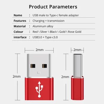 Bakeey USB 3.0 C Tipa Lādētāja Adapteri Converter Ātrās Uzlādes PC Grāmatiņa