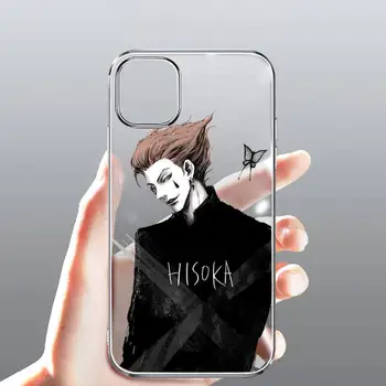 Hisoka Anime, Hunter X hunter Telefonu Gadījumā Pārredzama Skaidrs iPhone gadījumā, ja 11 12 mini pro XS MAX 8 7 6 6S Plus X 5S SE 2020. GADAM XR