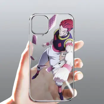 Hisoka Anime, Hunter X hunter Telefonu Gadījumā Pārredzama Skaidrs iPhone gadījumā, ja 11 12 mini pro XS MAX 8 7 6 6S Plus X 5S SE 2020. GADAM XR