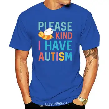 Man Tee Kreklu Dizains Man Ir Autisms, Krekls Mariniere Homme 