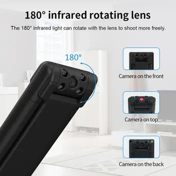 Mikro Ķermeņa Video Kameras Diktofoni 1080p Mazo Bezvadu Mini Digitālo Kameru Ieskats Loop Ierakstīšanas Videokamera Atklāšana