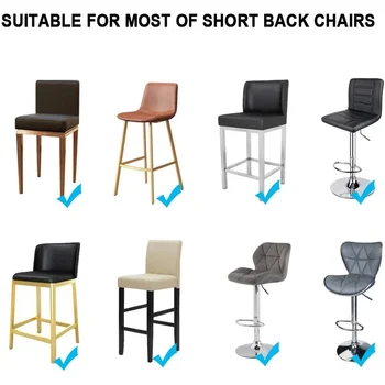 Ziedu Bāra Krēsls Krēsla Pārsegs Muguras Krēslu Slipcovers Spandex Sēdekļa Gadījumā, Elastīgs Biroja Krēsls Segtu Ēdināšanas Sēdekļa Aizsargs Ir 2021.