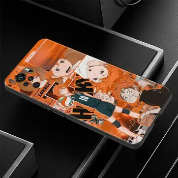 Phone gadījumā Redmi, Ņemiet vērā, 10 Pro, Max 9 9s 9t 8t 7 Vāku Soft Būtiska, lai Redmi K40 Plus 9.A 9.C 9T Coque Haikyuu Volejbola Anime